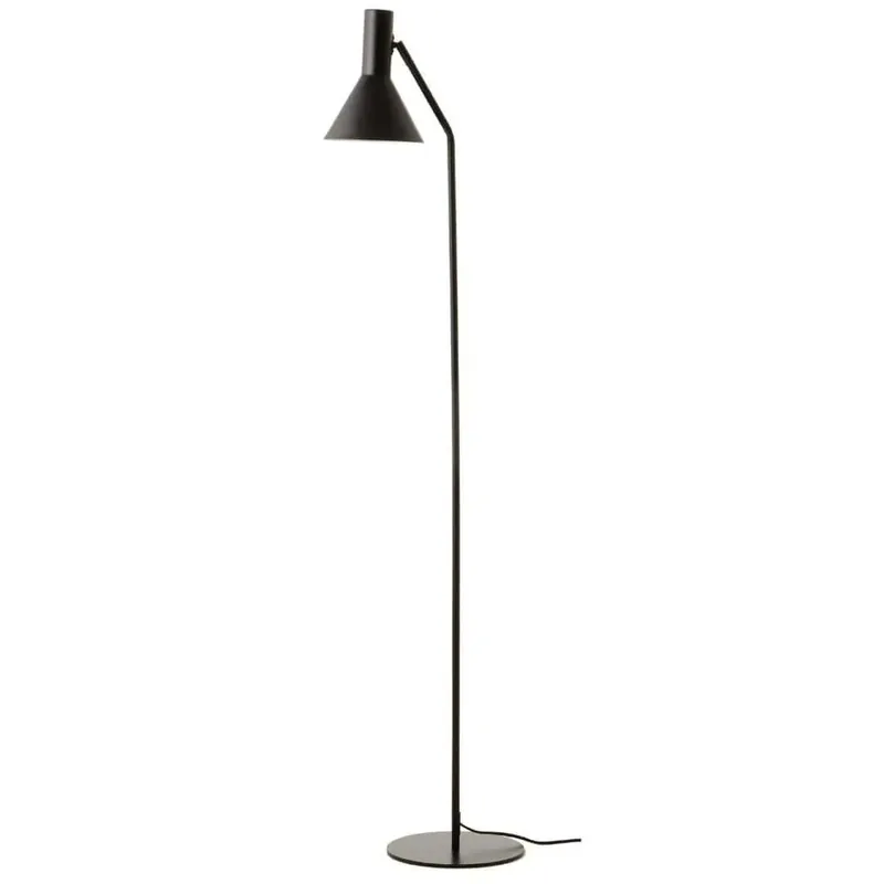 Lyss Gulvlampe Mat Sort - Netop kommet
