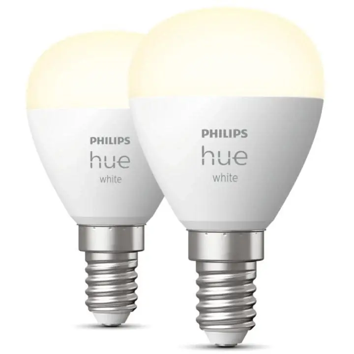 Hurtig forsendelse - Philips Hue White Krone E14 - 2-pak Smart LED