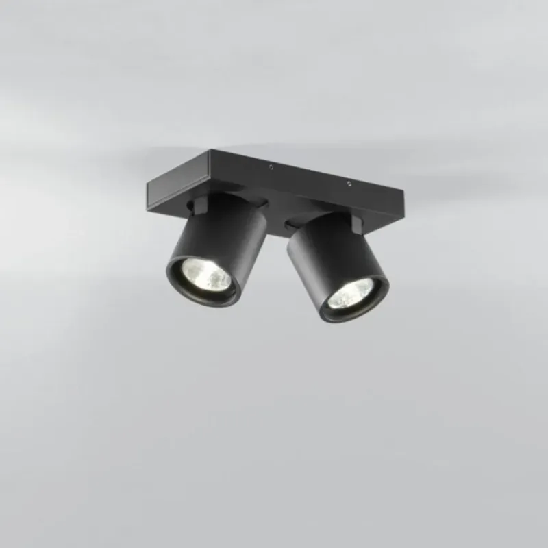 Focus Mini 2 Spots Sort LED | Direkte fra fabrikken