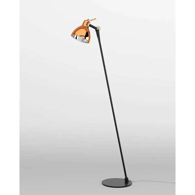 Luxy Glam F0 Gulvlampe Sort/kobber | Bestil direkte