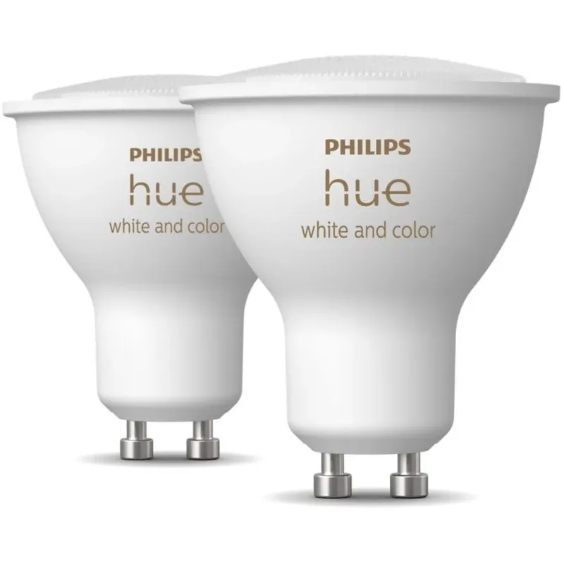Philips Hue Color GU10 Smart Spotlight - 2-Pack - Bestil nemt