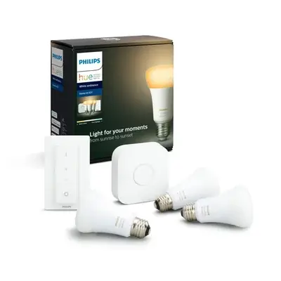 Supergod pris | Philips Hue Ambiance Startsæt E27 - Komplet smart-lys pakke