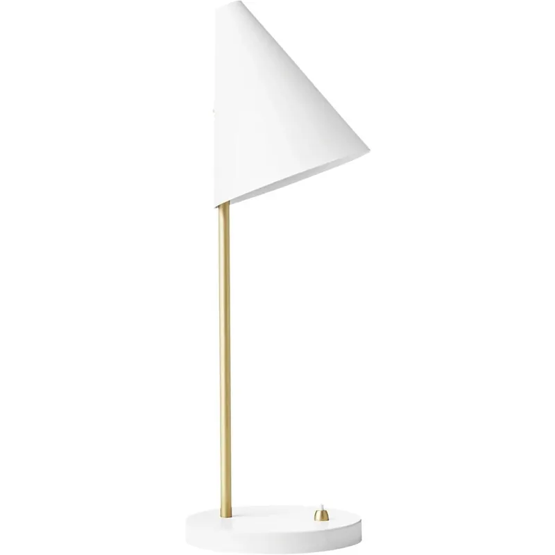 Mosaik Bordlampe Hvid - Spar nu