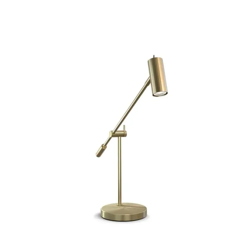Bedste pris - Cato - Bordlampe - Poleret Messing - Belid