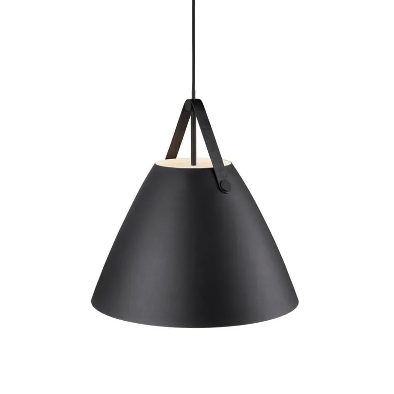 Bedste pris - Strap 48 Pendel Sort - Design For The People