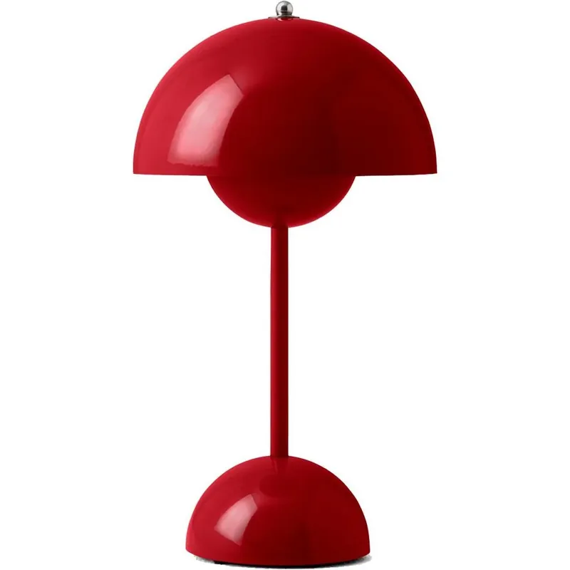 Tidsbegrænset | FLOWERPOT VP9 - PORTABLE BORDLAMPE - VERMILION RØD