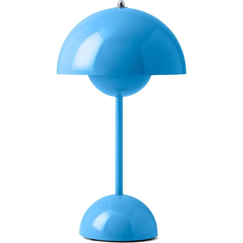 FLOWERPOT VP9 - PORTABLE BORDLAMPE - SWIM BLÅ | Rabat
