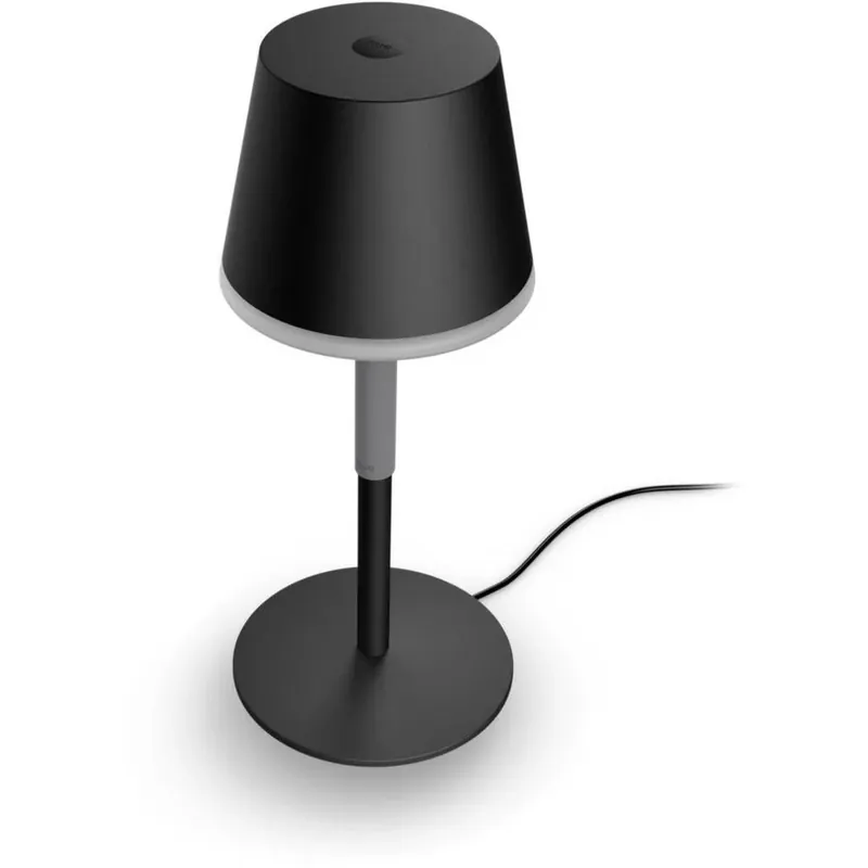 PHILIPS HUE PORTABLE SORT BORDLAMPE 929003128501 | Populært produkt