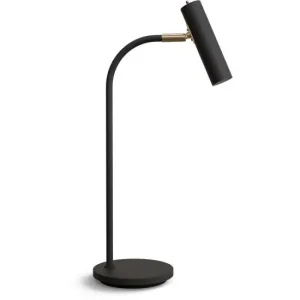 Slender - Bordlampe - Sort Struktur og Messing - Belid | Tilgængelig nu