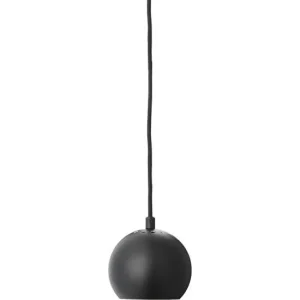 Fabrikspris | Ball Pendel Ø12 - Mat Sort Frandsen