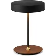 Kan købes nu - ON THE MOVE BORDLAMPE SORT PORTABLE