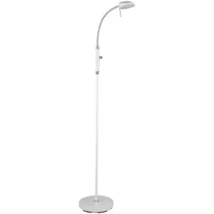 Superpris | VEGAS GULVLAMPE 1 ARM HVID