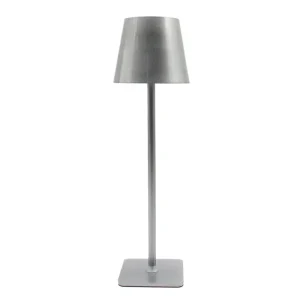LED bordlampe Inde/ude - Stål/Sølv, touch dæmpbar, CCT, IP54 udendørs - Lampeagenten - Rabat