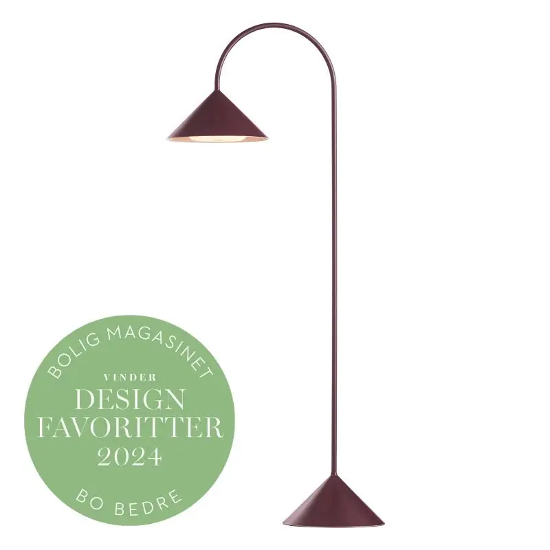 Kampagnepris - GRASP BORDLAMPE H72 MAT RØD PORTABLE - Frandsen