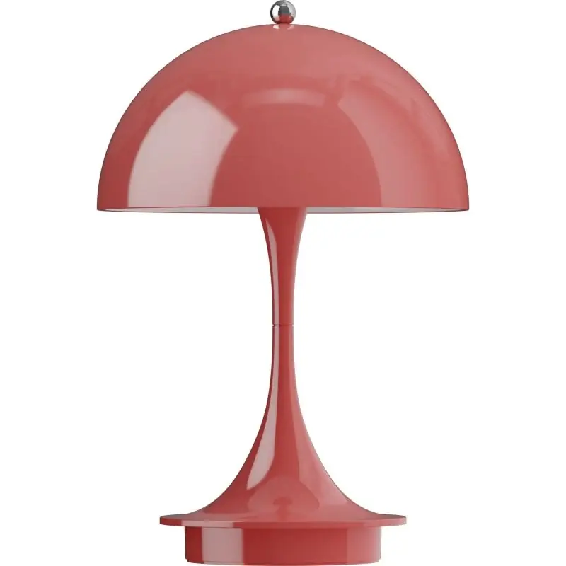 Supergod pris | Panthella 160 - Portable V3 Bordlampe - Coral, genoplæselig mini-portabel lampe