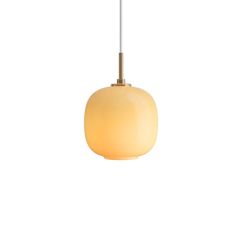 VL45 RADIOHUS - PENDEL Ø175 - GLOSSY AMBER GLAS - LOUIS POULSEN | Premium