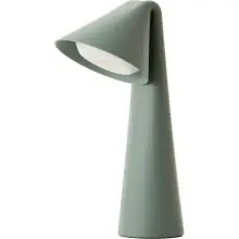 Ami Portable Bordlampe - Sage Green med genopladeligt LED-lys - Sikker betaling