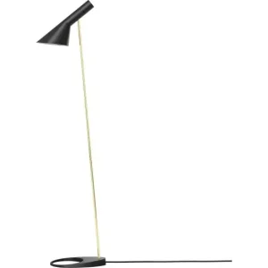 AJ - Gulvlampe - Messing/Sort | Ekstra rabat