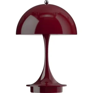 Tilbud - PANTHELLA 160 - PORTABLE Bordlampe - OPAQUE BURGUNDY