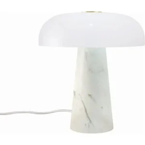 GLOSSY MINI BORDLAMPE HVID MARMOR - Ekspreslevering