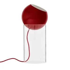 TOPAN VP14 - GULVLAMPE - AKRYL BASE OG VERMILION RED | Tilbudspris