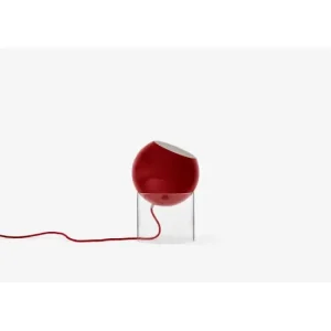 TOPAN VP13 - BORDLAMPE - AKRYL BASE OG VERMILION RED | Netop ankommet