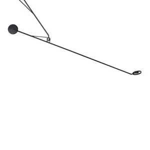 DCW Éditions Aaro loftlampe sort - skulpturel belysning - Kun i dag