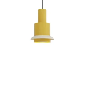 Kun i dag | DCWéditions Chaumont Pendel Ø15×H22 - Yellow/White