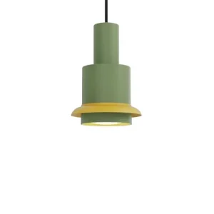 Begrænset lager | DCWéditions Chaumont Pendel Ø19×H28 - Green/Yellow