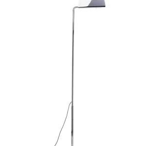 Godt tilbud | DCWéditions Mezzaluna Gulvlampe - White Marble / Chrome