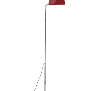 DCWéditions Mezzaluna Gulvlampe - White Marble / Red - Rabat