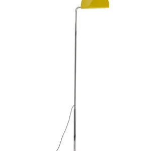 DCWéditions Mezzaluna Gulvlampe - White Marble / Yellow | Tilbudspris