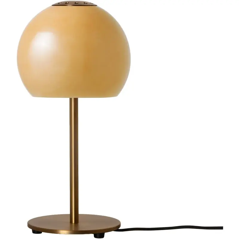 BALL BORDLAMPE GLAS AMBER - Topkvalitet