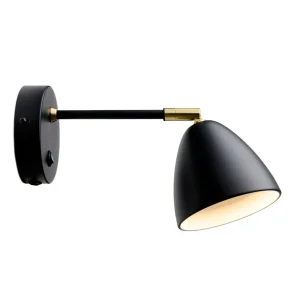Spar mere - Room Wall Lamp - Black Brass