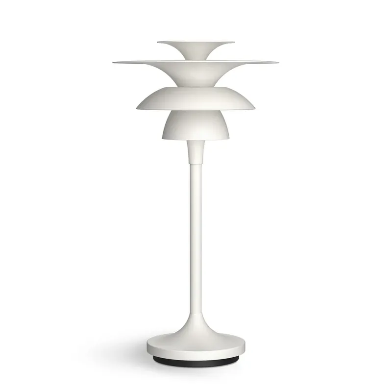 Bordslampa Picasso höjd 34,7cm mattvit - Bestil nu