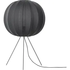 Bestil direkte | MADE BY HAND KNIT-WIT MEDIUM 60 RUND BLACK GULVLAMPE
