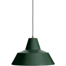 MADE BY HAND W4 GRØN VÆRKSTEDSLAMPE - På lager