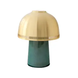 Bedste pris - &TRADITION RAKU SH8 BLÅGRØN/MESSING PORTABLE LAMPE