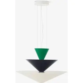 Hurtig afsendelse | &TRADITION GIO LN15 Ø92 SIGNAL GREEN, DEEP BLUE OG ECRU WHITE PENDEL