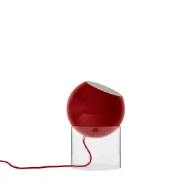 Topprodukt - &TRADITION TOPAN VP13 AKRYL BASE VERMILION RED BORDLAMPE