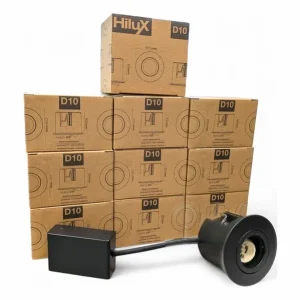 10 x HiluX D10 Udendørs Spot - Sort - Toppris