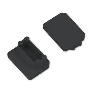 Endestykker til UNI-TILE12 - Sort - 20 stk - Tilbudspris