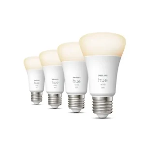 Direkte fra fabrikken | Philips HueWhite E27 806 Lumen pære 4-pak
