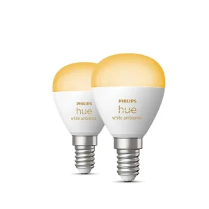 Tidsbegrænset | Philips HueWhite Ambiance Krone - E14 pærer - 2-pak