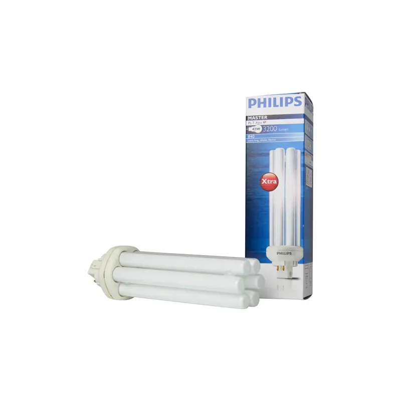 Hurtig forsendelse - PhilipsMASTER PL-T Xtra 42W - 840 kold hvid 4 Pin
