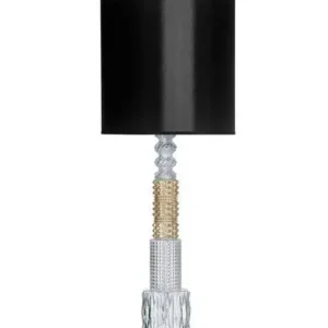 Vintage bordlampe m/sort skærm - Leveres hurtigt