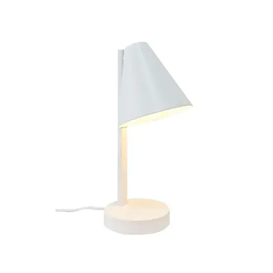 Wilmer bordlampe m/USB-C, hvid | Direkte fra producenten