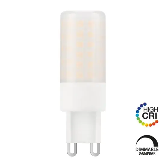 Anbefalet valg - LED G9 4,5W warm dimming
