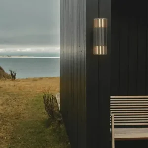 Aludra udendørs double væglampe, seaside antrasit | Skarp pris