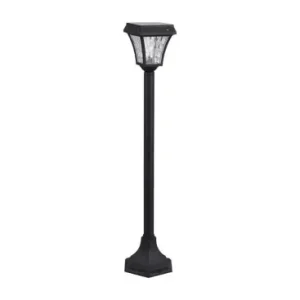 2W LED solcelle havelampe med spydSort, 3-i-1 CCT, bevægelsessensor, IP65, højde 93cm, aluminium - Spar nu